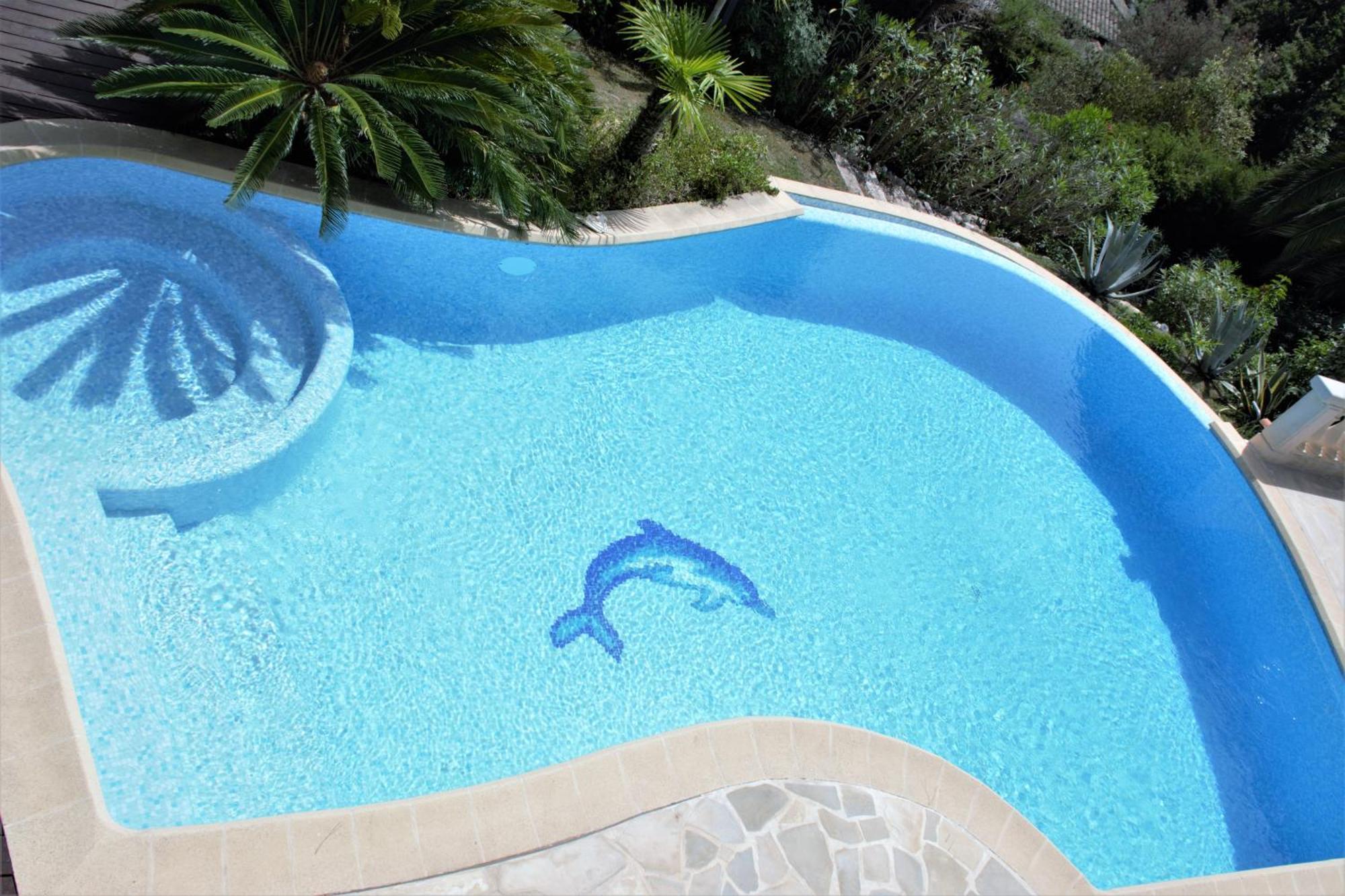 8 Pers à Spacieuse, Piscine Vue Mer * Cannes